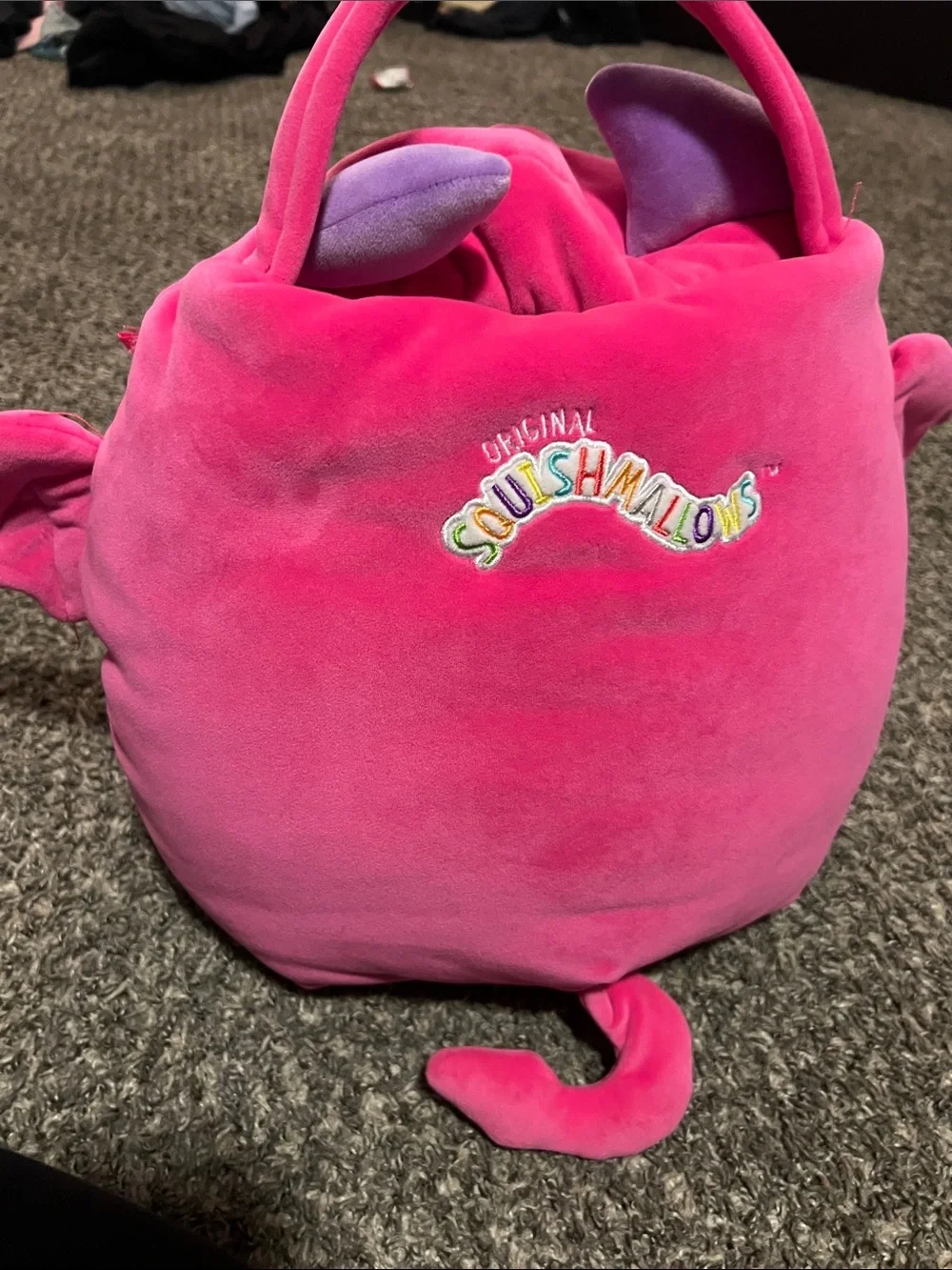 Squishmallows Wakisha LARGE 16 inch Halloween Candy Treat Pail